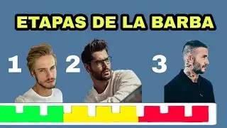 Etapas del CRECIMIENTO de la BARBA a lo largo de los a&ntilde;os !