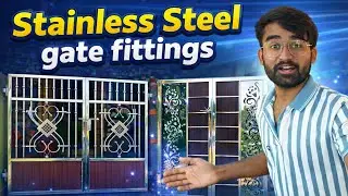 🔥 Stainless Steel Gate Fittings | New Design | @suresh_prajapati_vlogs 🔥