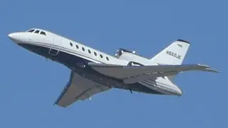 Dassault Falcon 50 [N650JS] Takeoff from PDX