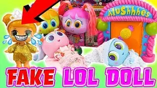 Distroller Alushhhes Babysit NeoNate Nerlie Babies Lloyd and Navarie! Featuring a Fake LOL Doll!