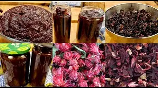 PURÉE À LA FLEUR D'HIBISCUS:Comment Réaliser La Purée Salée À La Fleur D'hibiscus Bissap 