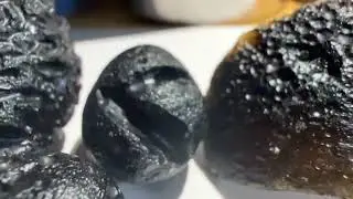 My collections of tektites from the Philippines and one from Vietnam.