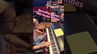 Recording with the original Rhodes Mark I #fenderrhodes