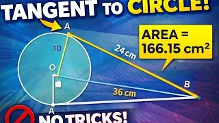 In the given figure, triangle ABC is drawn such that AB is tangent to a circle at A whose radius is