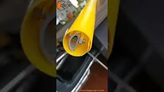 Yellow Guy Guard with metal clamp for protect wire