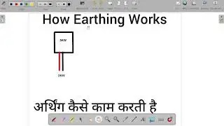 How earthing works in electrical(Hindi) Station of Education 