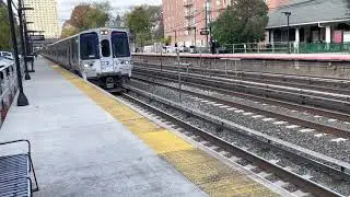 Long Island Rail Road (LIRR) Kew Gardens Station eastbound M9 train to Huntington via Jamaica
