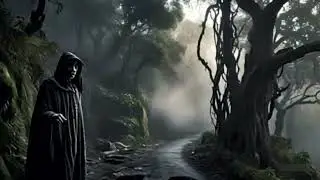 (No Copyright Video) Free Horror Road Forest Footage | Dark Haunted Woods Background