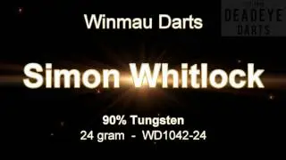 Winmau Simon Whitlock 24 gram 90% Tungsten Darts - WD1042-24