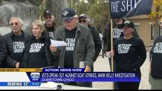 Chico Veterans Rally Behind Sen. Mark Kelly, Question Caribbean Drug-Strike Tactics