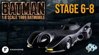 1/8 Scale Diecast 1989 Batmobile partwork model By Fanhome Part 2