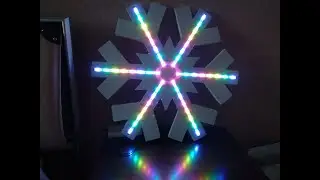 Новогодняя снежинка на Ардуино