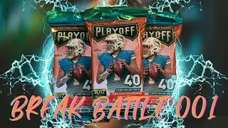 🚨FIRST BREAK EVER🚨 2021 PANINI NFL Playoff Fat Pack Battle!
