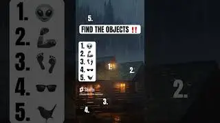 #Solution ⭕️ 𝑯𝒊𝒅𝒅𝒆𝒏 𝑶𝒃𝒋𝒆𝒄𝒕𝒔 Challenge: Find the Five #Hidden #Treasures |#Fun #Game