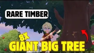 8 Big Giant Tree Locations | BEST Way To Farm Rare Timber | Heartopia
