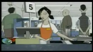 Winterfresh gum commercial 2002 checkout girl