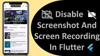 Flutter Prevent Screenshot