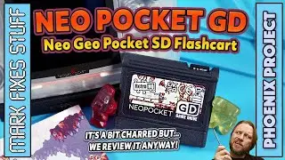 Воскрешение из пепла! Флешкартридж NeoPocket GD SD для Neo Geo Pocket и Color от RetroHQ