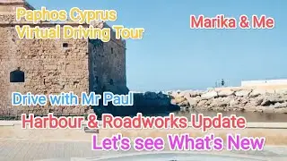 Paphos Harbour & The Roadworks Update.. Paphos Cyprus