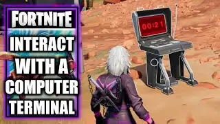 Fortnite &ndash; Interact with a Computer Terminal at a Mole Team Drill Site