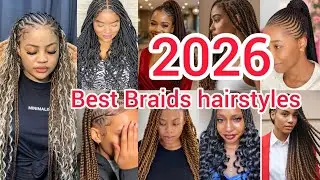 2026 Best Braids hairstyles for black women | Cornrow braids styles | Braids hairstyles