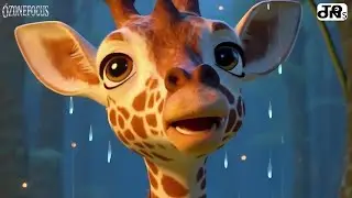 Little Giraffe So Tall 🦒 | Cute 3D Cartoon Song for Kids & Toddlers | Fun Learning Video