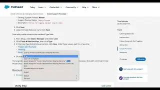 Create Support Processes/Create a Process for Managing Support Cases