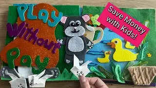 Free Fun for Kids! Nature Walk, Colors & Origami Adventure | Quiet Book Learning | Play without pay