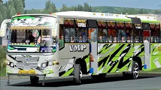 🎀TN PRIVATE BUS VMP💥 SUPER FAST🔥 | SMOOTH RIDE 💚DRIVING ON ETS2 GAME PLAY | RG GAMING ❤