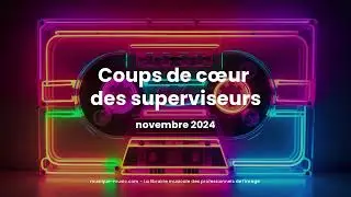Coups de cœur du mois de novembre 2024 par Musique & Music