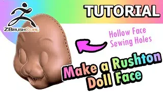 How I make 3D Printable Rushton Doll Faces