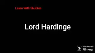 Lord Hardinge @learnwithshubhra221