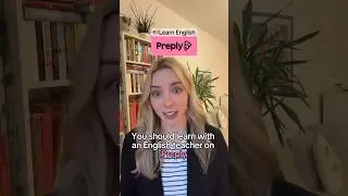 Want to improve your English speaking? Learn with a tutor on Preply! Click link in bio for 50% off!