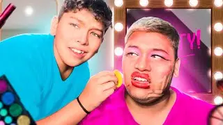 MI HERMANO ME MAQUILLA|| Franco G&oacute;mez