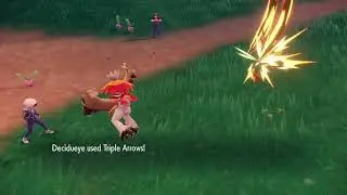 Hisuian Decidueye’s Signature Move TRIPLE ARROW In Pokémon Scarlet & Violet!