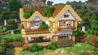 [Minecraft] How to Build an Aesthetic Cozy House / Tutorial