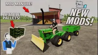 FS22 | НОВЫЕ МОДЫ! БЕЗУМНОЕ ПРОИЗВОДСТВО НАВОЗА! | (Обзор) Farming Simulator 22 | PS5 | 9 марта 2022 г.