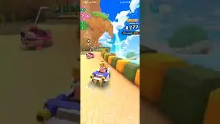 Mario Kart Tour - Dr Peach Character and Pink Magnifying Glass Glider Showcase