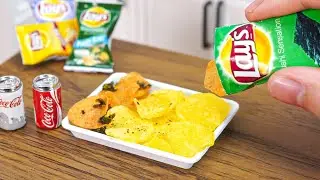 Tiny Cooking | Yummy Miniature Crispy Lays Snacks Potato Chips | Best Tiny Food And Cake