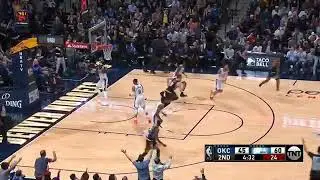 Jammal Murray's Incridible and Acrobatic shot