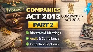 Companies Act 2013 &ndash; Part 2 | Directors,other topics❤️