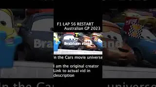LAP 56 RESTART AUSTRALIAN GP IN THE CARS UNIVERSE 🤣