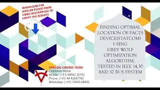 FINDING OPTIMAL LOCATION OF FACTS DEVICE(STATCOM) USING GREY WOLF OPTIMIZATION ALGORITHM