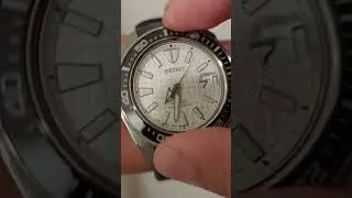 Seiko Prospex King Samurai SRPE37J with Crafter Blue Rubber Strap Bezel Action