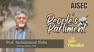 Prof. Sachidanand Sinha, Professor (Retd.) JNU