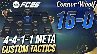 UNBEATABLE 15-0 Rank 1 FC26 4411 Custom Tactics 🔥👀