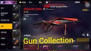 Free fire tokiya gamer gun collection | free fire | | gun collection | Gaming Tokiya |