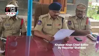 Crime Time News... Shadnagar Police Cracked 3 Chain Snatching Cases And Remanded Three Criminals