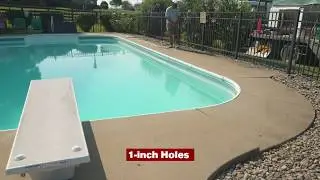A-1 Concrete Leveling - Concrete Pool Deck Leveling Video