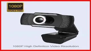 Adesso CyberTrack H4 Webcam 1080P HD USB Webcam with Built in Microphone, Black